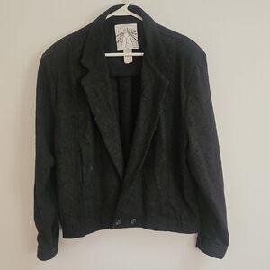Black Wool Blazer